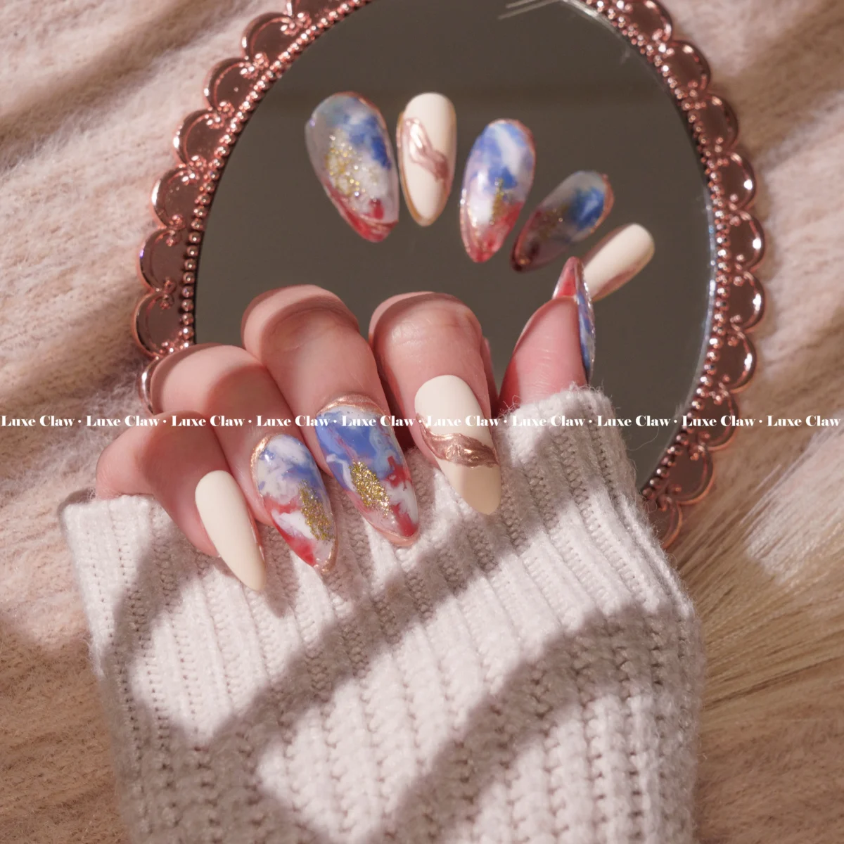 Red and Blue Granite Marble - Image 4