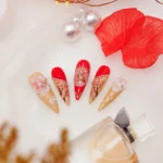 Red Peach Blossom Bliss - Image 2