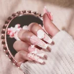 Custom name Elegance Crystal Floral - Image 4
