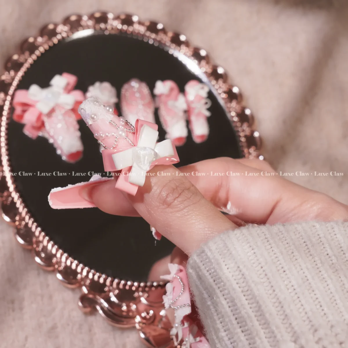 Custom name Elegance Crystal Floral - Image 6