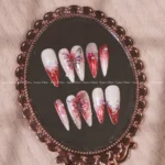 Red-White Gradient with Butterfly