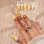 Banana Smoothie 3D Gel Nails Set - Image 6