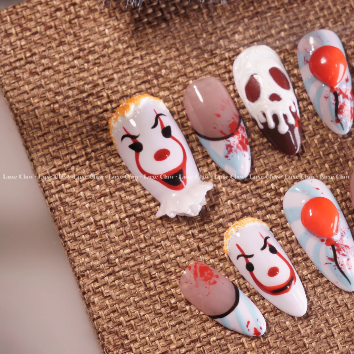 It Clown 3D Gel Nails Set - Image 2