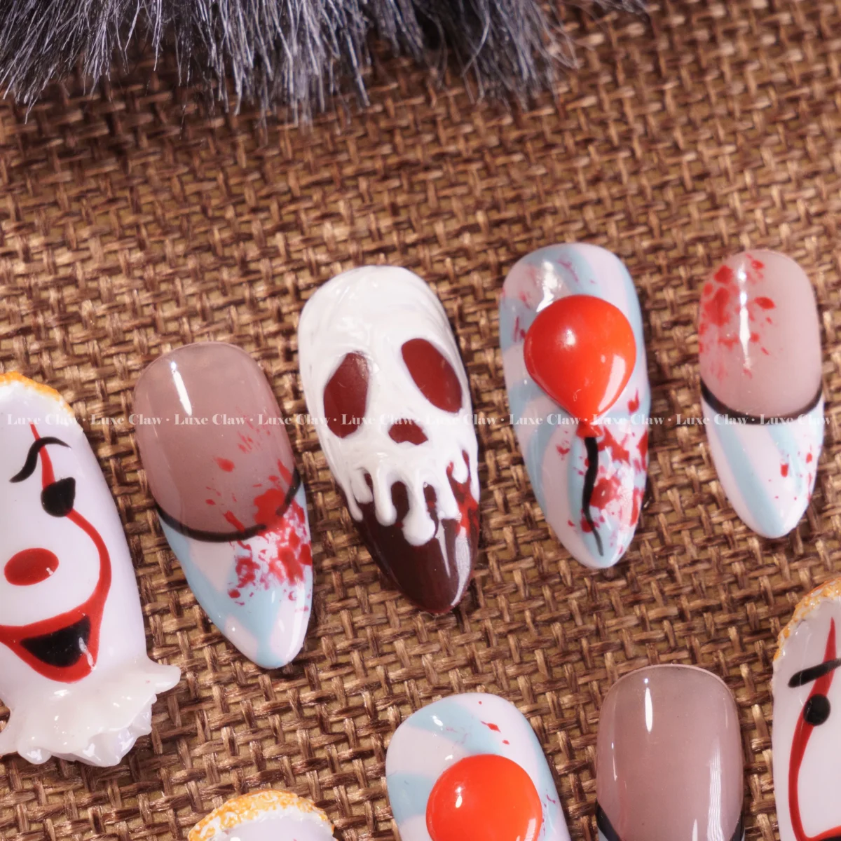 It Clown 3D Gel Nails Set - Image 3