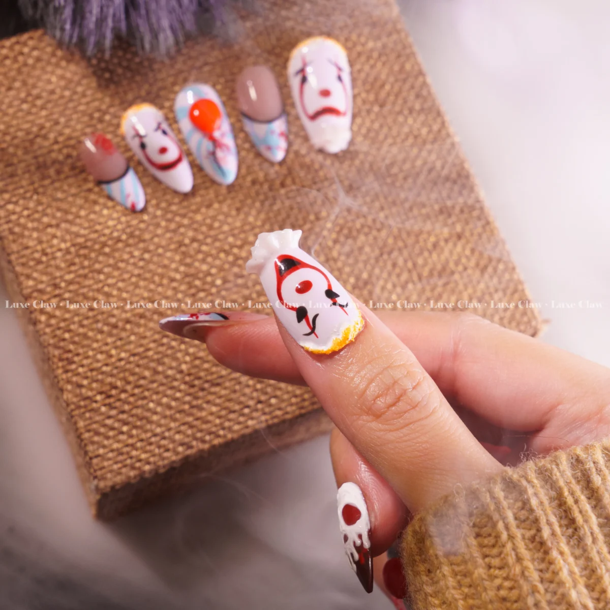 It Clown 3D Gel Nails Set - Image 6