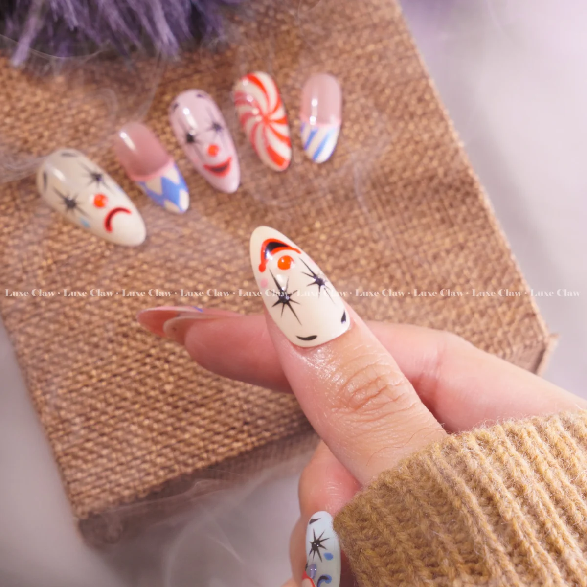 Halloween Nail Set Clown Lover - Image 6