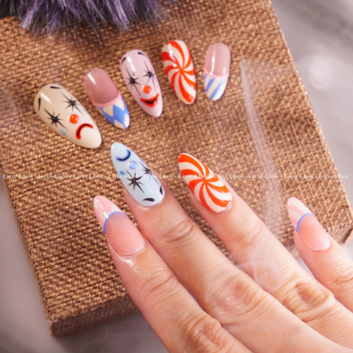 Halloween Nail Set Clown Lover - Image 5