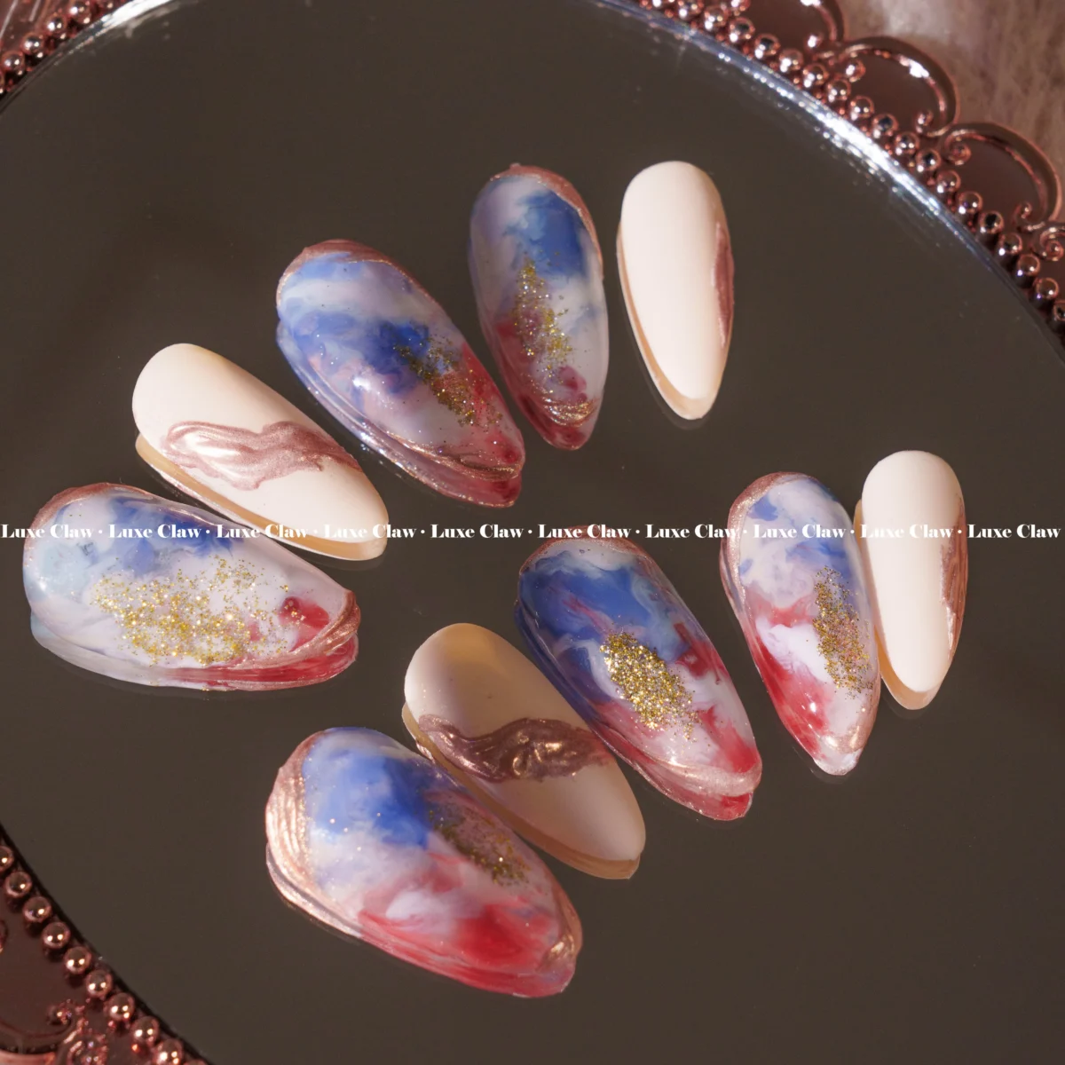 Red and Blue Granite Marble - Image 3