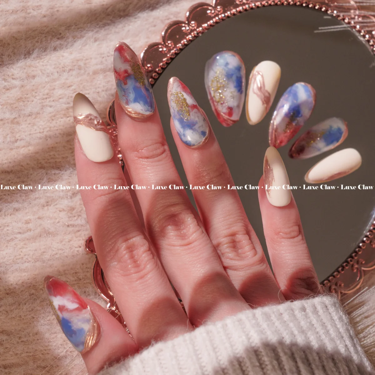 Red and Blue Granite Marble - Image 5