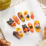 Autumn 3D Pumpkin Cat