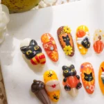 Autumn 3D Pumpkin Cat - Image 2