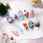 Santa Snowy Village